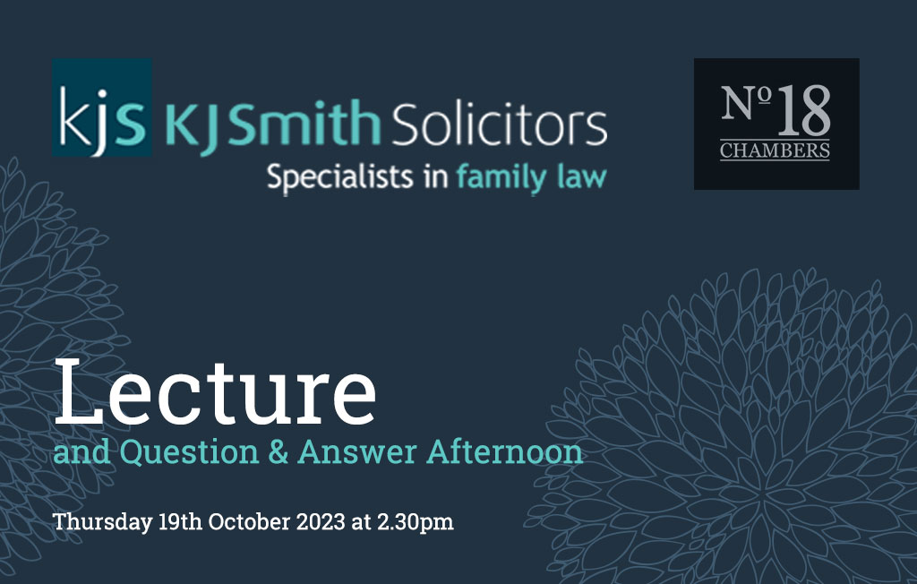 Private Law Children & Matrimonial Finance Lecture and Question-and-Answer Afternoon Image
