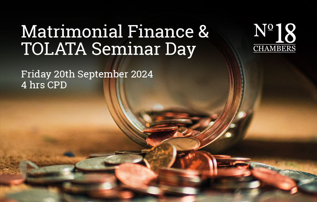 Matrimonial Finance & TOLATA Seminar Day Image